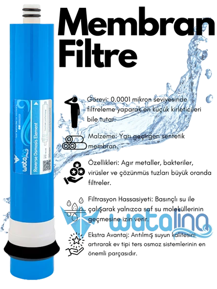 Tüm Su Arıtma Cihazlarına Uyumlu 5'li Filtre Set Su Arıtma - Resim 6