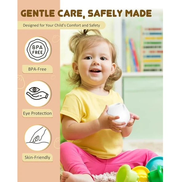 Sevimli Köfte Lambası  PİLLİ 7 Renk Değişen Bebek Uyku Lambası Gece Lambası Noel Çocuklar Çocuklar Doğum Günü Hediyesi - 4