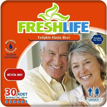 Fresh Life Emici Külot Hasta Bezi Large - Büyük - L (30 Adet) 2 Li - 1
