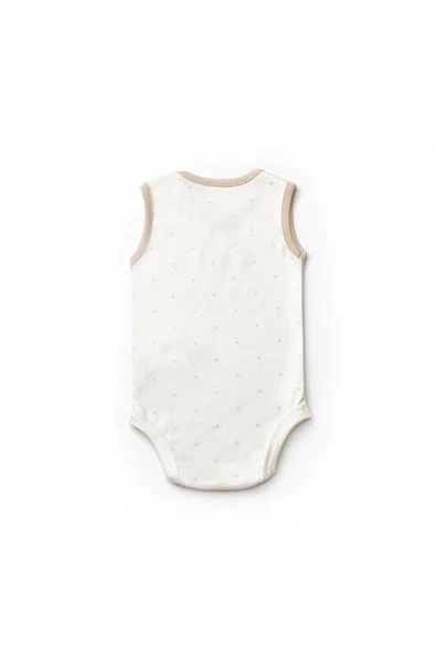 Bebek 3lü Askılı Badi Kutu Set %100 Organik Pamuk, Bebek ve Yenidoğan Serisi -CSY8119 - 6