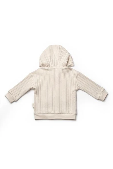 Bebek Kapüşonlu Ceket %100 Organic Pamuk Yenidoğan Serisi - CSY8118 - 3
