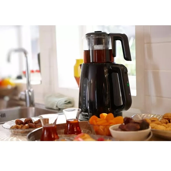Philips HD7301 1700 W Siyah Çay Makinesi