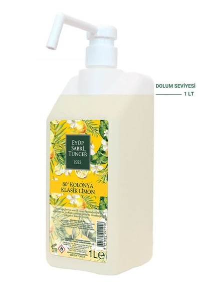 Eyüp Sabri Tuncer Klasik Limon Kolonyası Sprey Başlıklı 1 lt - Resim 2