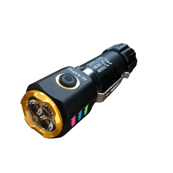 Small Sun 30 w Çok Fonksiyonlu El Feneri – Su Geçirmez Metal Tasarım - 5