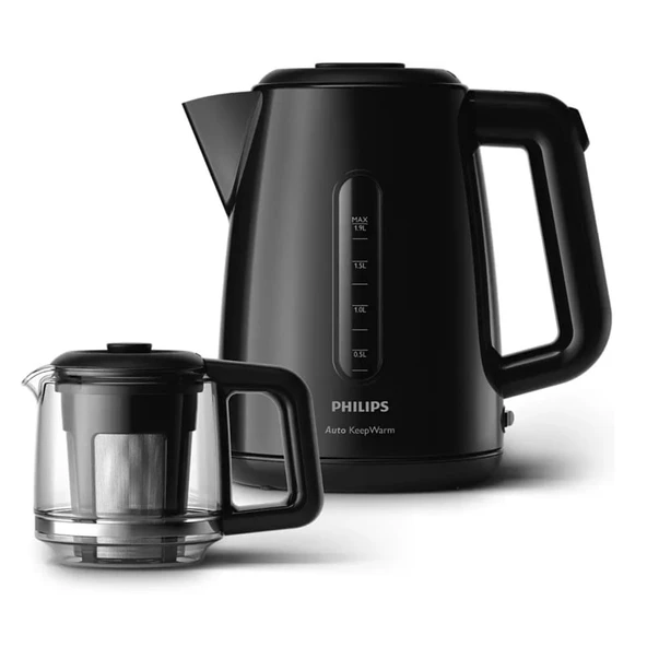 Philips HD7301 1700 W Siyah Çay Makinesi - 10