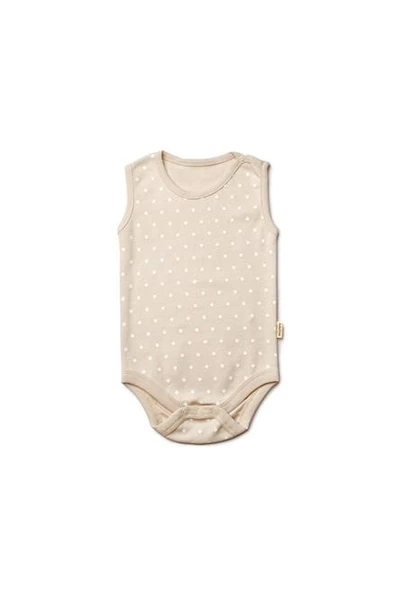 Bebek 3lü Askılı Badi Kutu Set %100 Organik Pamuk, Bebek ve Yenidoğan Serisi -CSY8119 - 3