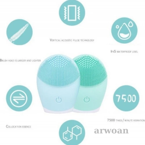 Yeni Elektrikli Temizleme Aleti Pil Silikon Titreşim Yıkama Aleti Yeni Drenaj Ürünü Gözenek Temizleyici Pembe (Yurt Dışından) - 2