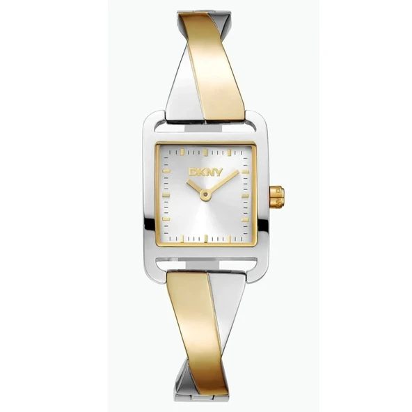 DKNY DK1L005M0115 ALTIN KAPLAMA DİKDÖRTGEN KADIN KOL SAATİ