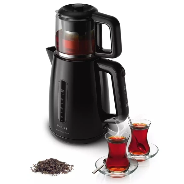Philips HD7301 1700 W Siyah Çay Makinesi - 7
