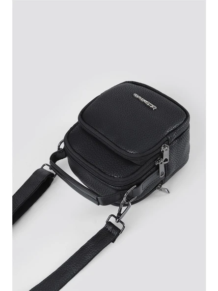 Ççs Siyah 31495 Çapraz Omuz Askılı El Çantası - 5