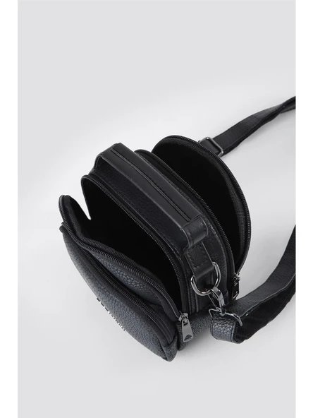 Ççs Siyah 31495 Çapraz Omuz Askılı El Çantası - 4