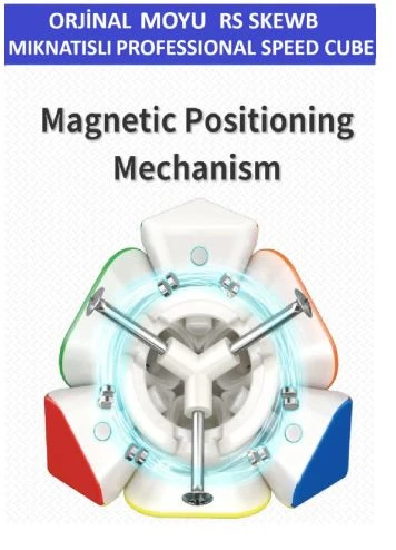 Mıknatıslı Manyetik Zeka Küpü - Moyu RS Skewb Profesyonel Speed Cube - Zeka Sabır Küpü - - 5