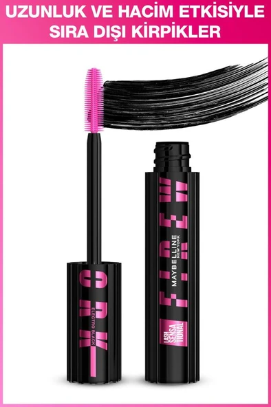 Maybelline New York Lash Sensational Firework Electro Black Maskara - 2