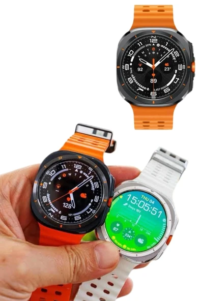 Akıllı Saat Amoled Ekran Bluetooth Bağlantılı Sağlık Takibi GPS Uyumlu - 5