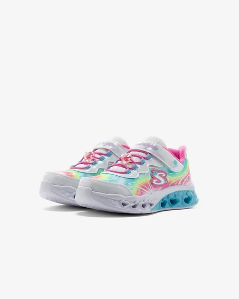 Skechers 303253L WMLT Flutter Heart Lights - Groovy Swirl Çocuk Günlük Spor Ayakkabı - 3