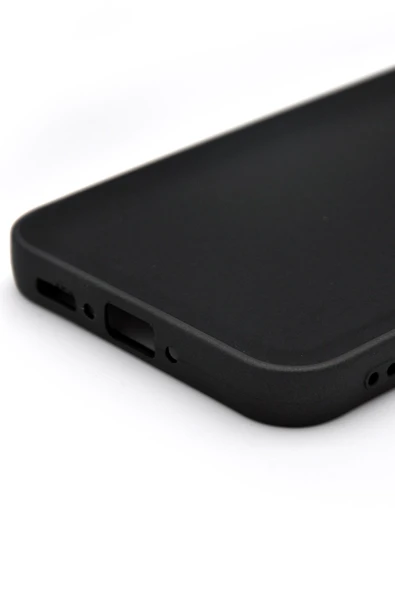 Samsung Galaxy A34 Uyumlu Deri Görünümlü Sert Kapak Kılıf Siyah - Resim 5