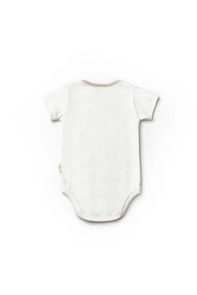 Bebek 3'lü Kısa Kol Body, %100 Organik Pamuk, Bebek ve Yenidoğan Serisi -CSY8122 - 6