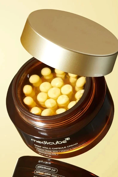 Deep Vita C Capsule Cream - Leke Karşıtı ve Parlatıcı 5 Çeşit C Vitaminli Kapsül Krem 55gr - Resim 2