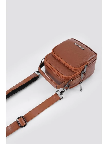 Ççs Camel 31495 Çapraz Omuz Askılı El Çantası - 3