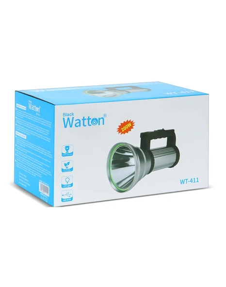 200W Güçlü Şarjlı El Feneri Projektör Watton Wt-411 - 2