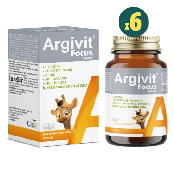 Argivit Focus 30 Tablet 6 Adet