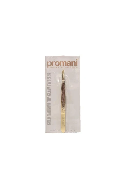 Promani PR-919 Altın Düz İnce Uçlu Cımbız