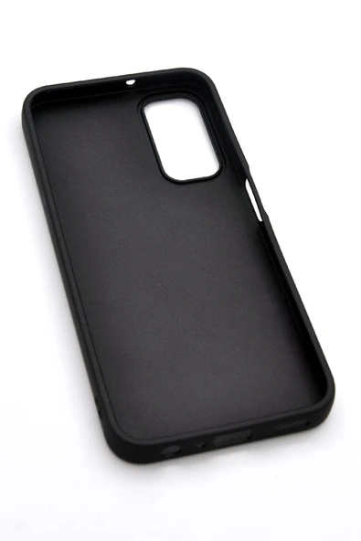 Samsung Galaxy A14 Uyumlu Deri Görünümlü Sert Kapak Kılıf Siyah - Resim 6