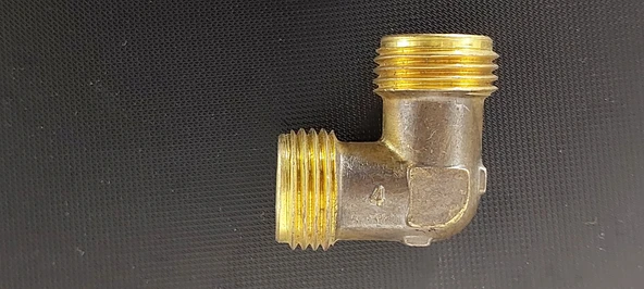 1/2 erkek dişli SARI dirsek - Resim 2