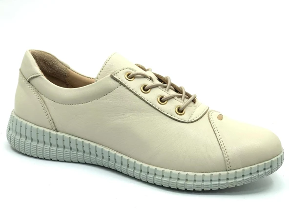 Venüs Feris Hakiki Deri Ortopedik Kadın Casual Ayakkabı - Resim 4