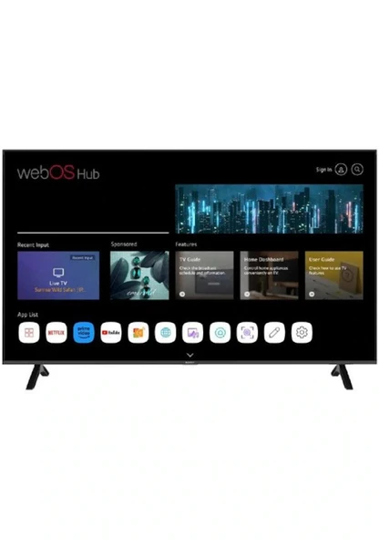 Sunny SN55FMN252 4K Ultra HD 55" 140 Ekran Uydu Alıcılı webOS Smart LED TV