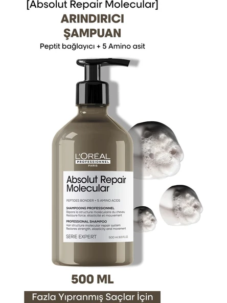 Loreal Serie Expert Absolut Repair Molecular Arındırıcı Şampuan 500ml