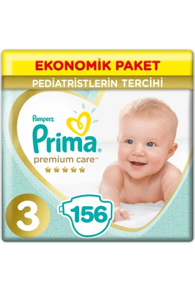 Prima Premium Care Bebek Bezi NO:3 X 156