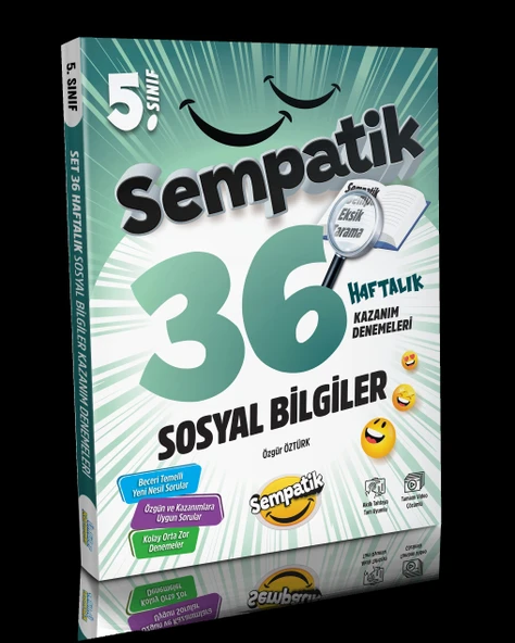 5.sınıf Sempatik Sosyal Bilgiler 36 Haftalık Kazanım Denemeleri