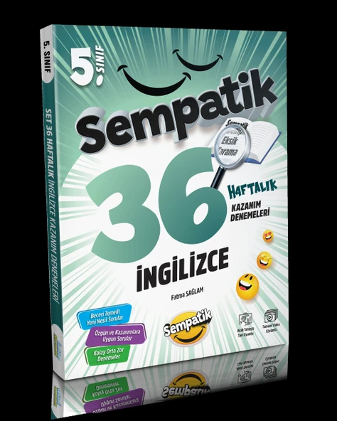 5.sınıf Sempatik Ingilizce 36 Haftalık Kazanım Denemeleri