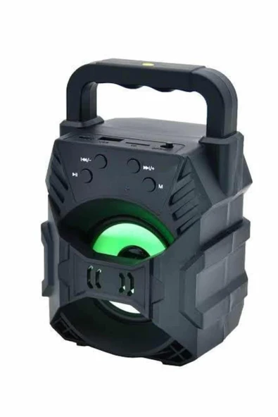 Işıklı Bluetooth Hoparlör Ses Bombası Taşınabilir Yüksek Ses Kaliteli Radyo Özelliği - 3