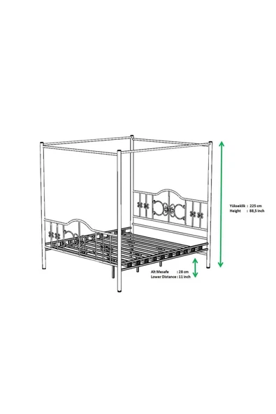 Yatak Tülü Cibinlik Beyaz - 5