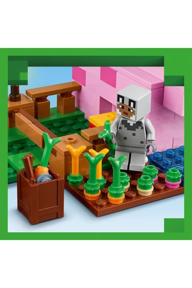 LEGO ® Minecraft® Yavru Domuz Evi 21268 - 7 Yaş ve Üzeri Yapım Seti (238 Parça) - 6