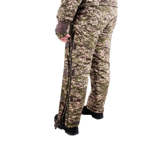 Soğuk İklim Takımı - Su İtici Nefes Alır Kumaş - -35° - Kamuflaj - Savage. - Resim 8