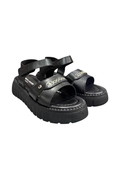 Pierre Cardin Dolgu Topuk Anatomik Taban Bayan Sandalet - 4