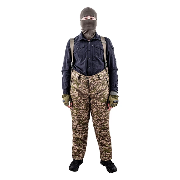 Soğuk İklim Takımı - Su İtici Nefes Alır Kumaş - -35° - Kamuflaj - Savage. - Resim 5