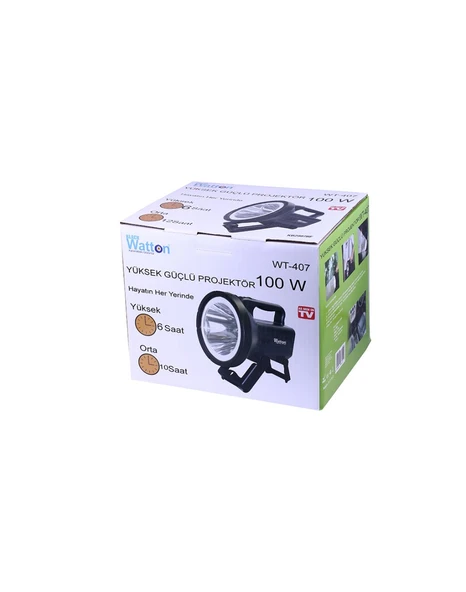 En Yüksek Işık En Fazla Dayanıklı Büyük Fener Wt-407 - 3