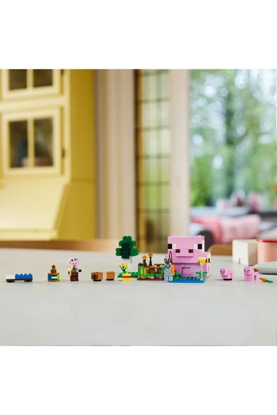 LEGO ® Minecraft® Yavru Domuz Evi 21268 - 7 Yaş ve Üzeri Yapım Seti (238 Parça) - 8