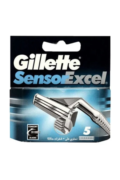 Gillette Sensor Excel Tıraş Bıçağı Yedek Başlık 5'li