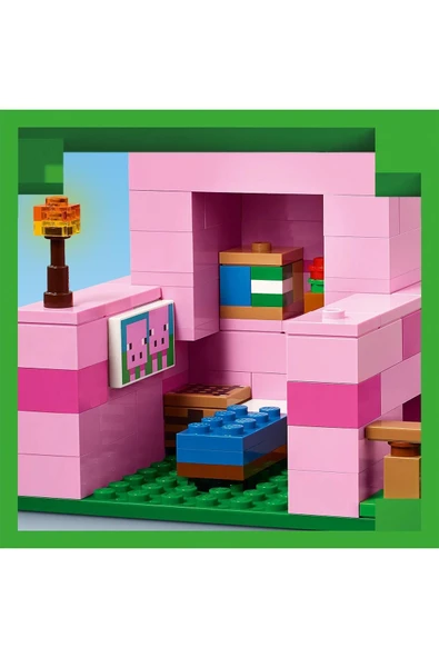 LEGO ® Minecraft® Yavru Domuz Evi 21268 - 7 Yaş ve Üzeri Yapım Seti (238 Parça) - 10