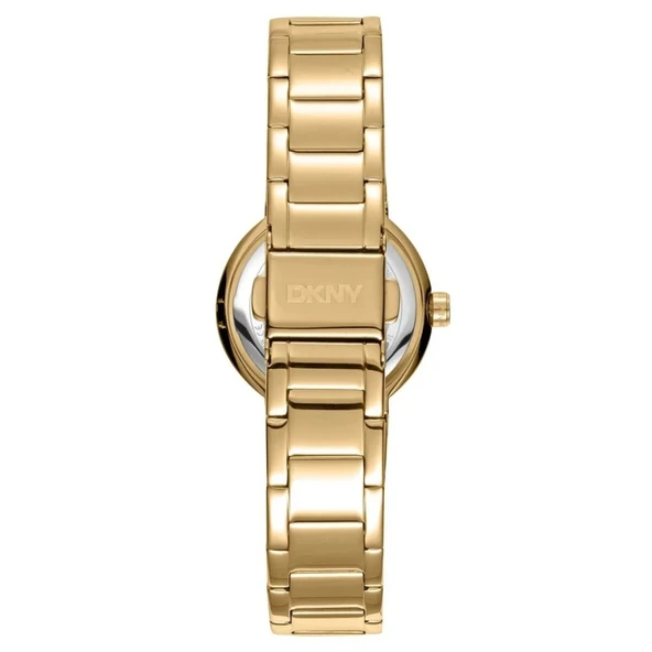 DKNY DK1L024M0135 ALTIN KAPLAMA TAŞLI KADIN KOL SAATİ - 3