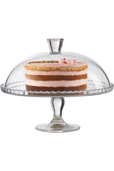 Paşabahçe 95200 Patisserie Ayaklı ve Kapaklı Servis Sunum Tabağı - 3