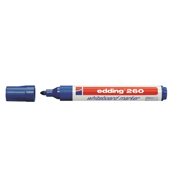 Edding Tahta Kalemi Yuvarlak Uçlu 1.5-3MM Mavi 260 - 2