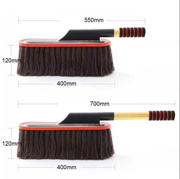 Araba Temizleme Püskülü Cilalı Birinci Sınıf Araba Toz Temizleme Fırçası - 7