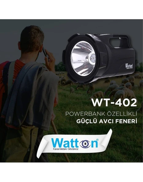 Profesyonel Avcı Feneri 30 W Gücünde Wt-402 - 4