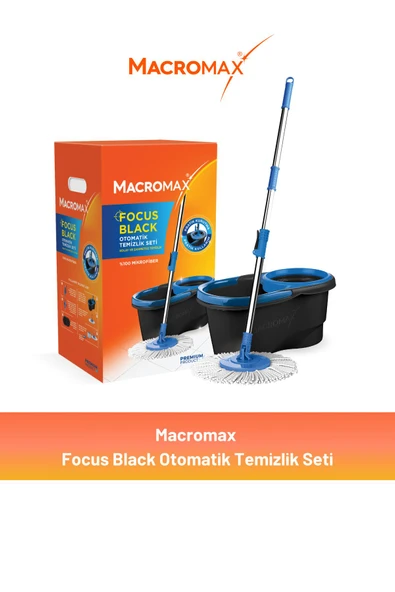 Macromax Focus Black Edıtıon Otomatik Temizlik Set